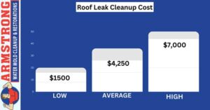 Roof Leak Cleanup Cost 